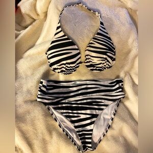 Victoria's Secret Zebra Print Bathing Suit